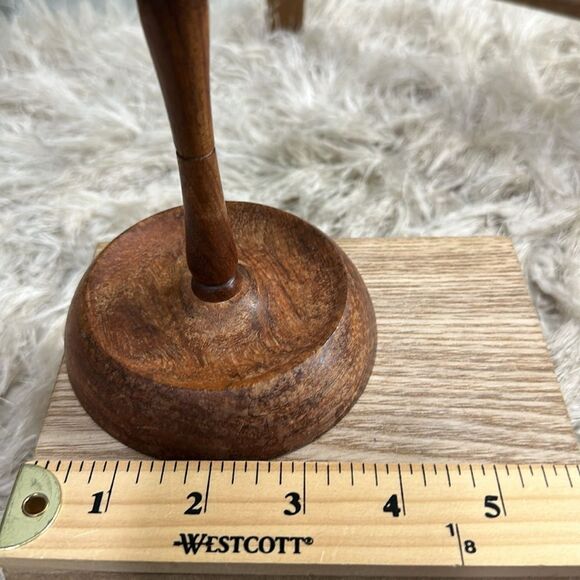 Wooden Earring & Ring Holder Rustic And Distressed - Picture 17 of 17